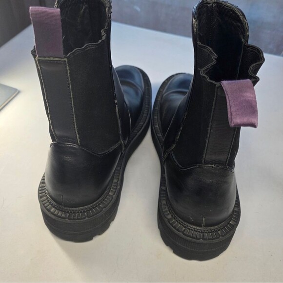 EYTYS Rocco Leather Chelsea Boots Pull On Chunky Black 10.5 main image 13